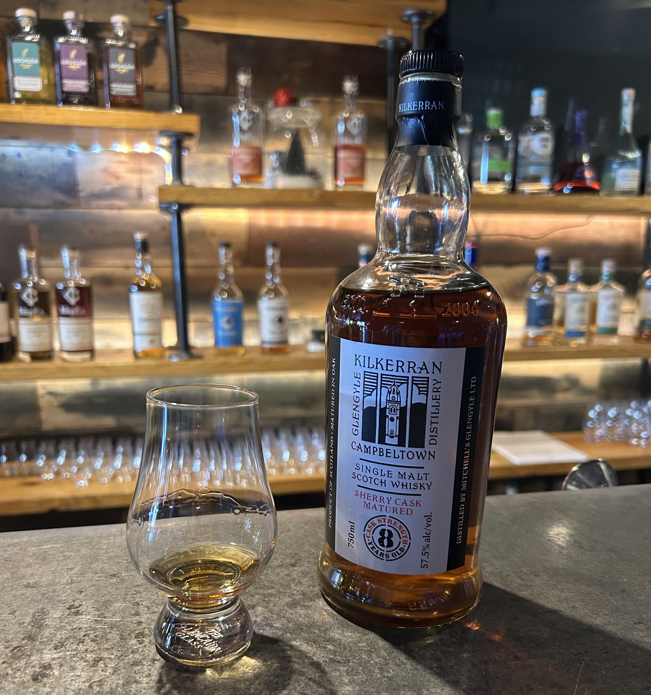 Kilkerran 8年 シェリーカスクシングルモルトウイスキー 57.4% Buy Kilkerran 8 Old Cask Strength Sherry Cask Matured 2023 57.5